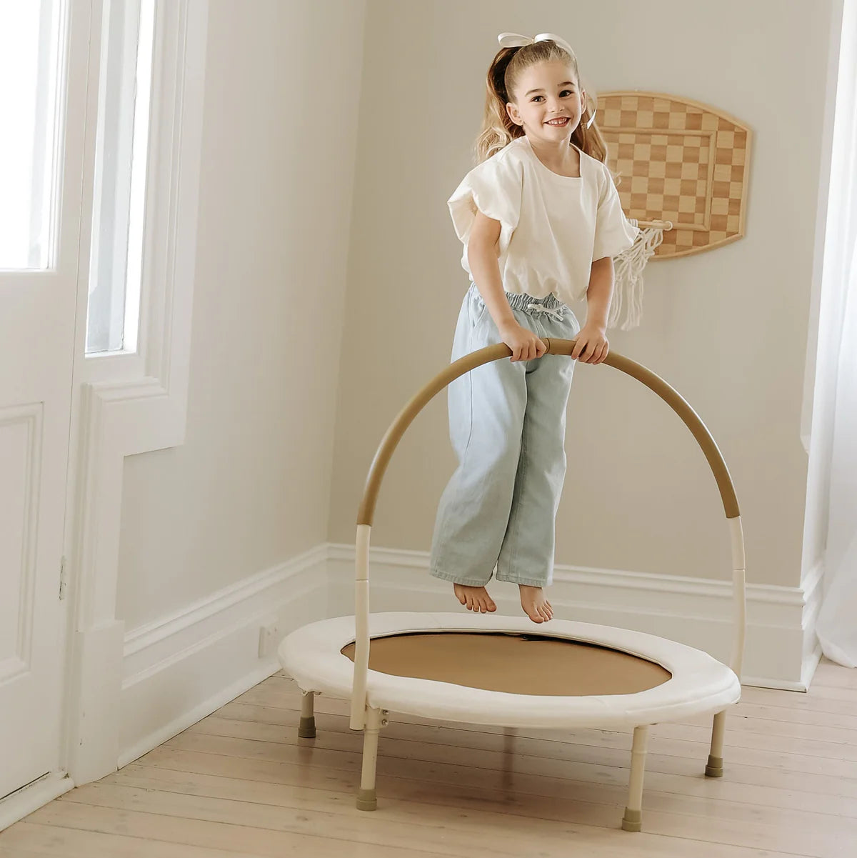 Quinn Basketball Hoop + Poco Trampoline Set