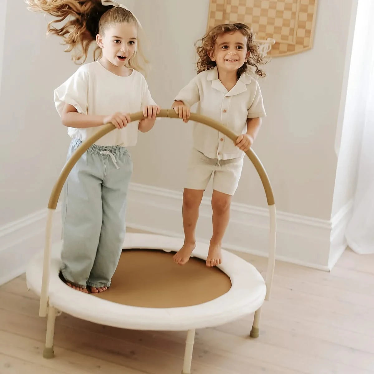 Quinn Basketball Hoop + Poco Trampoline Set