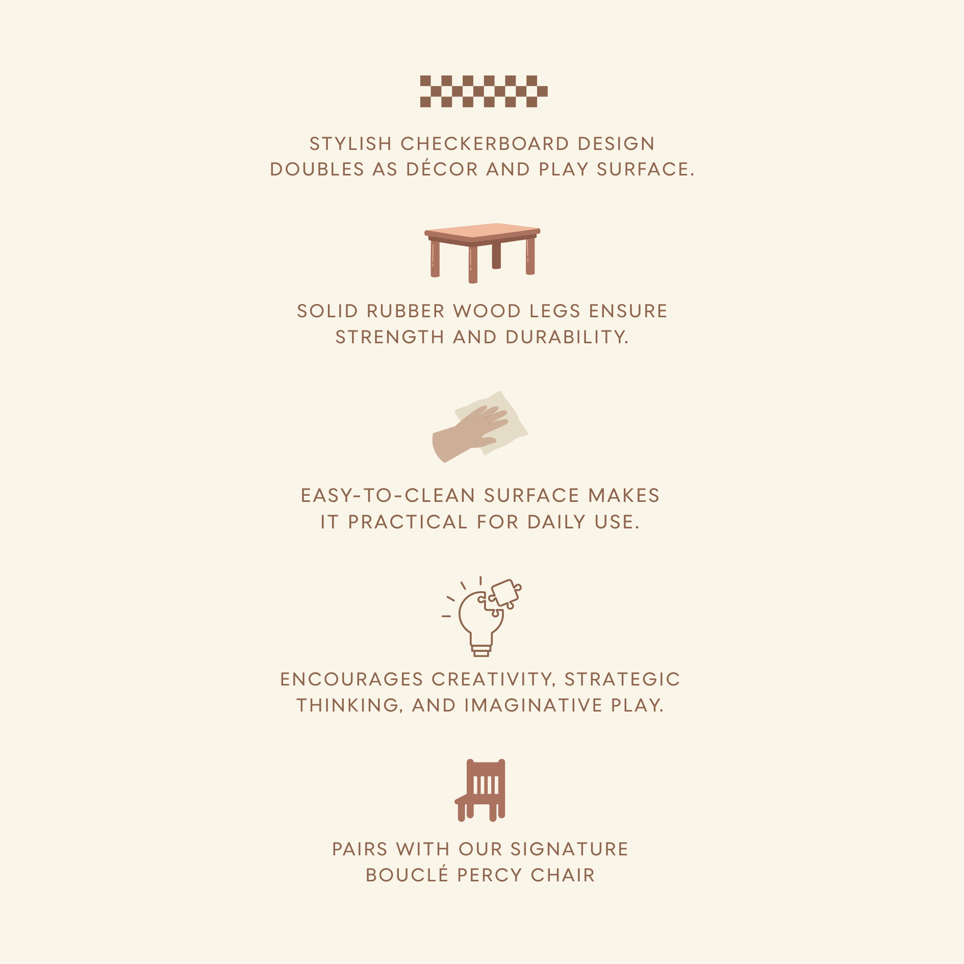 Quinn Checkerboard Table