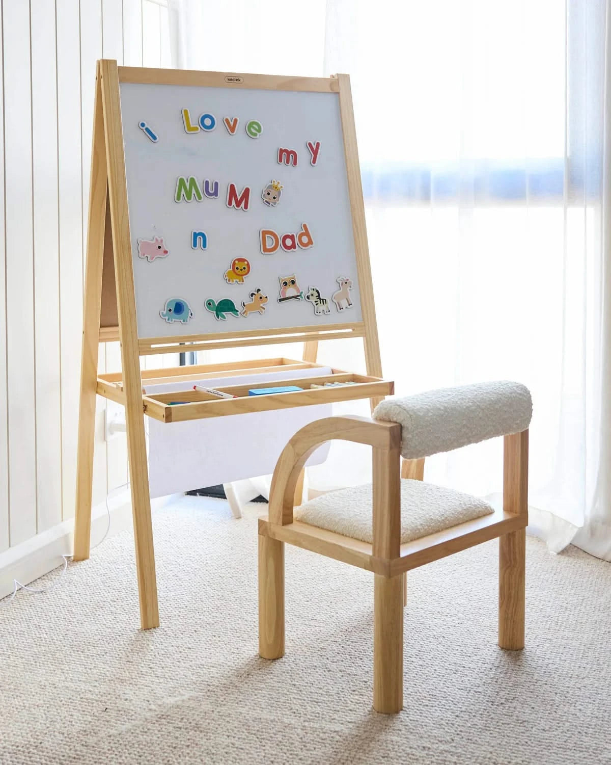Quinn Checkerboard Table + Percy Chair Set