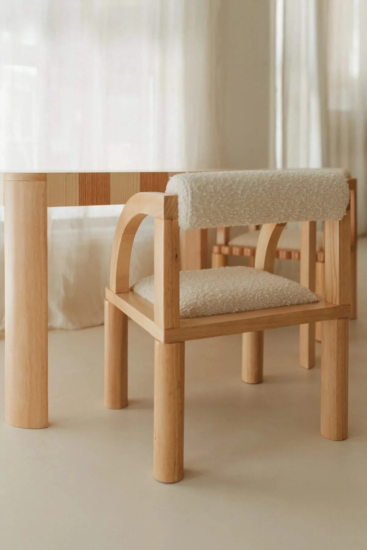 Quinn Checkerboard Table + Percy Chair Set
