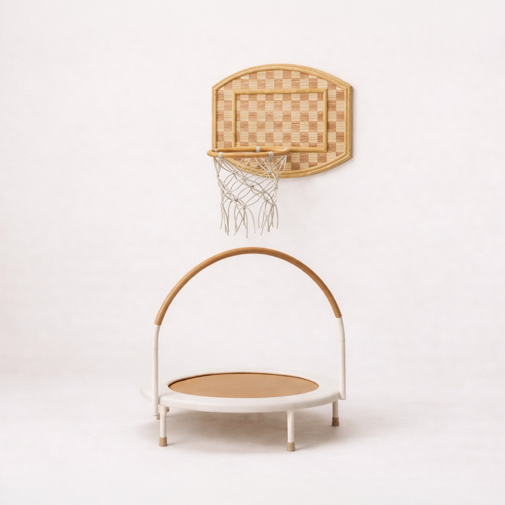 Quinn Basketball Hoop + Poco Trampoline Set