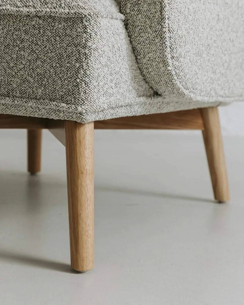 Ash Grey Cloud Rocker & Ottoman