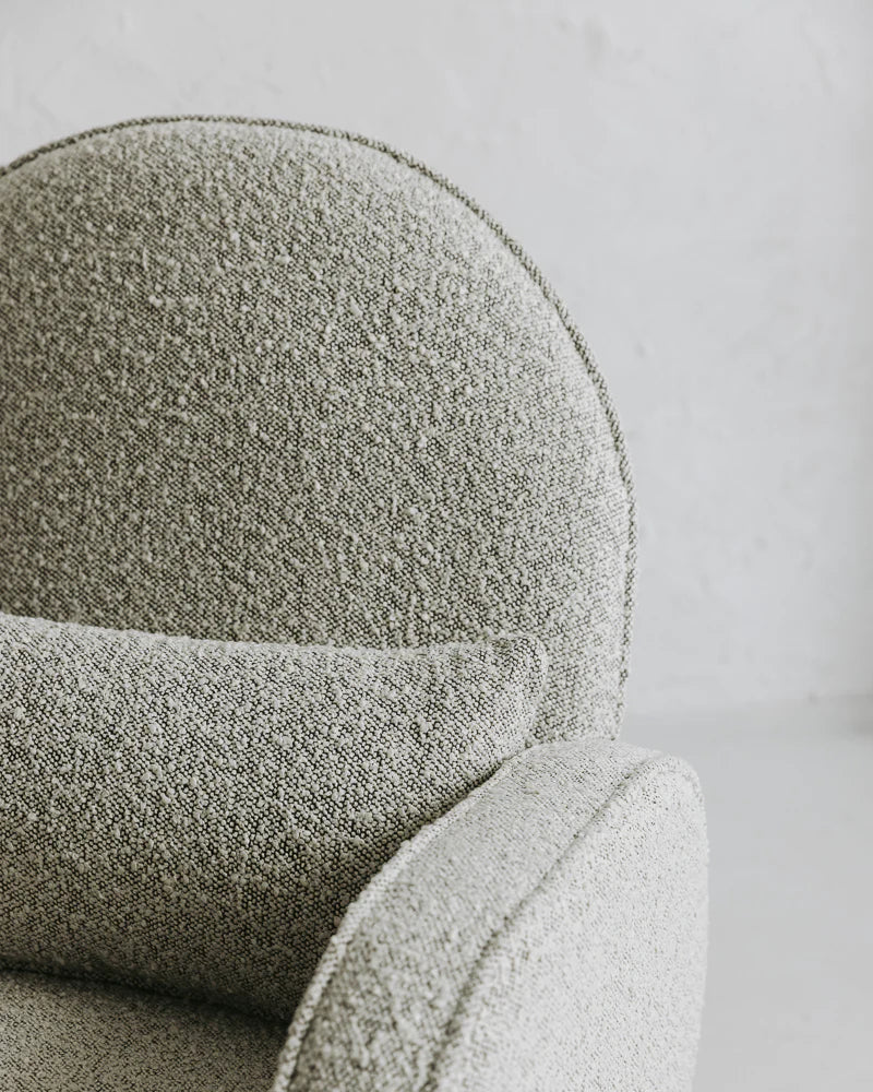 Ash Grey Cloud Rocker & Ottoman