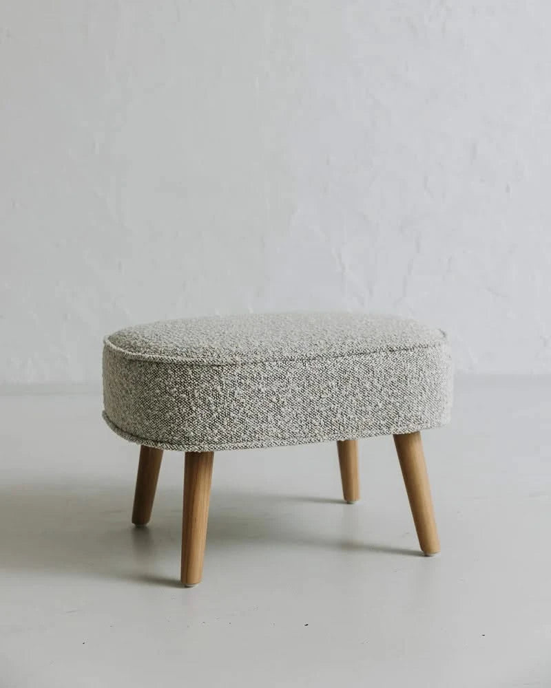 Ash Grey Cloud Rocker & Ottoman