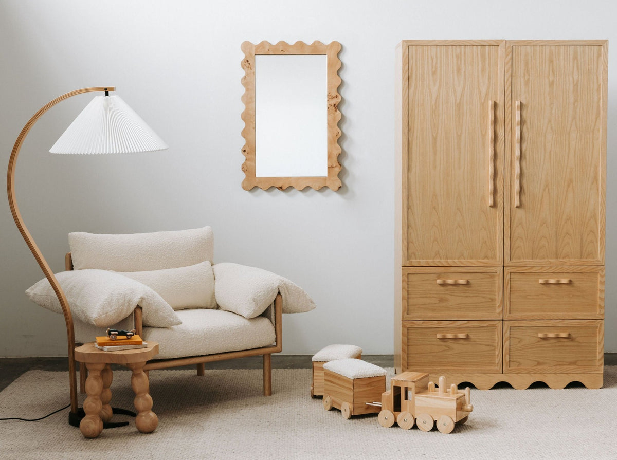 Orly Scalloped Mirror