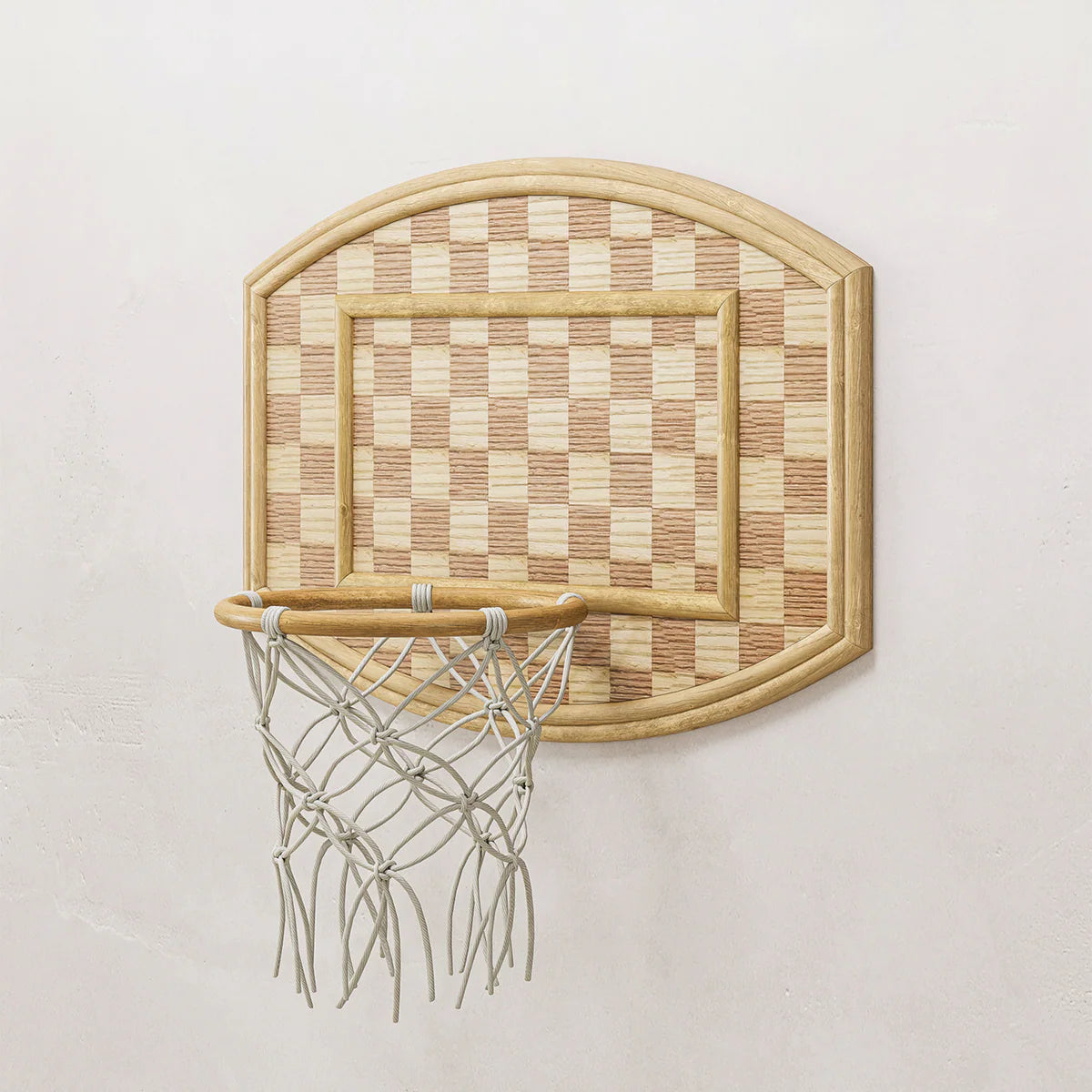 Quinn Checkerboard Table + Basketball Hoop Set (Save $63)