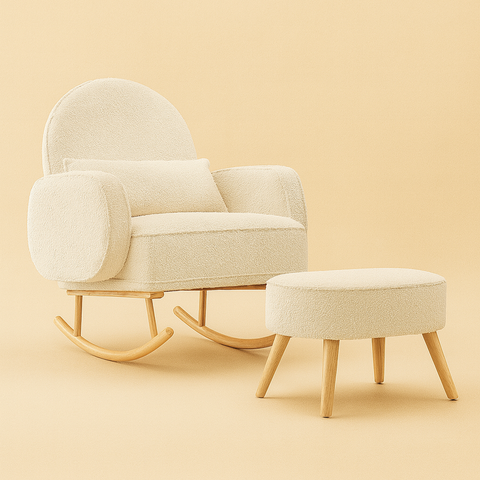 Cloud Rocker and Ottoman