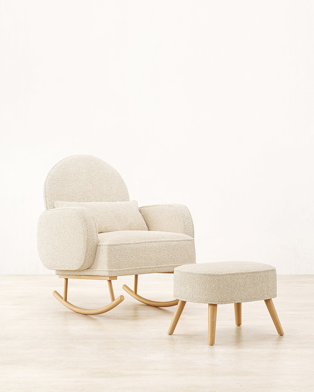 Cloud Rocker and Ottoman