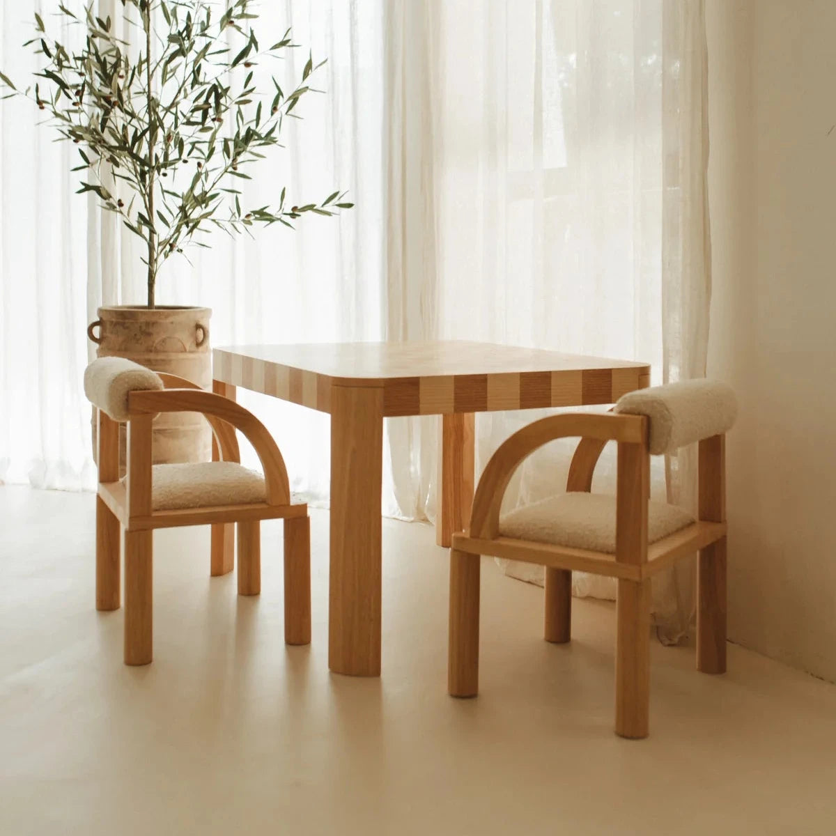 Quinn Checkerboard Table + Basketball Hoop Set (Save $63)