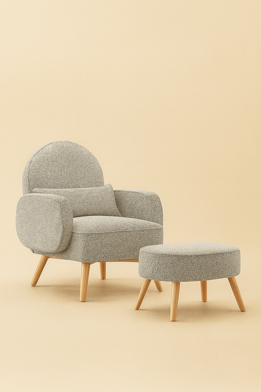 Cloud Rocker and Ottoman