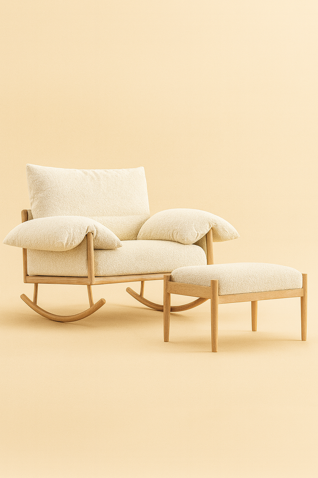 Jolié Rocker & Ottoman