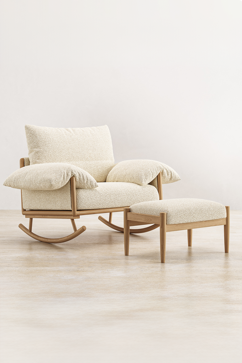 Jolié Rocker & Ottoman