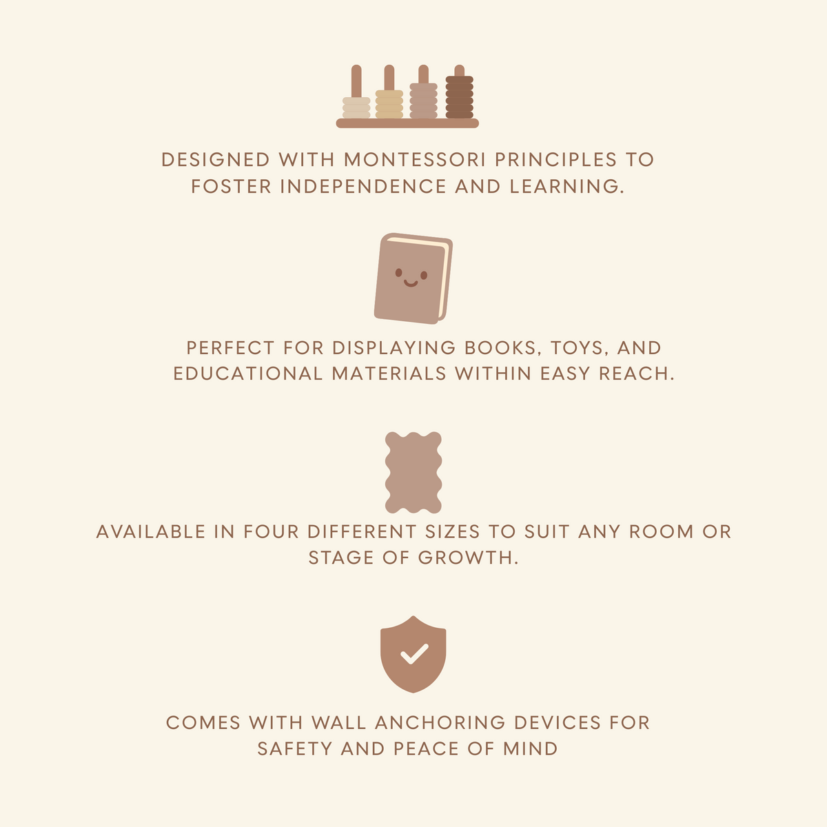 Maddox Montessori Shelves