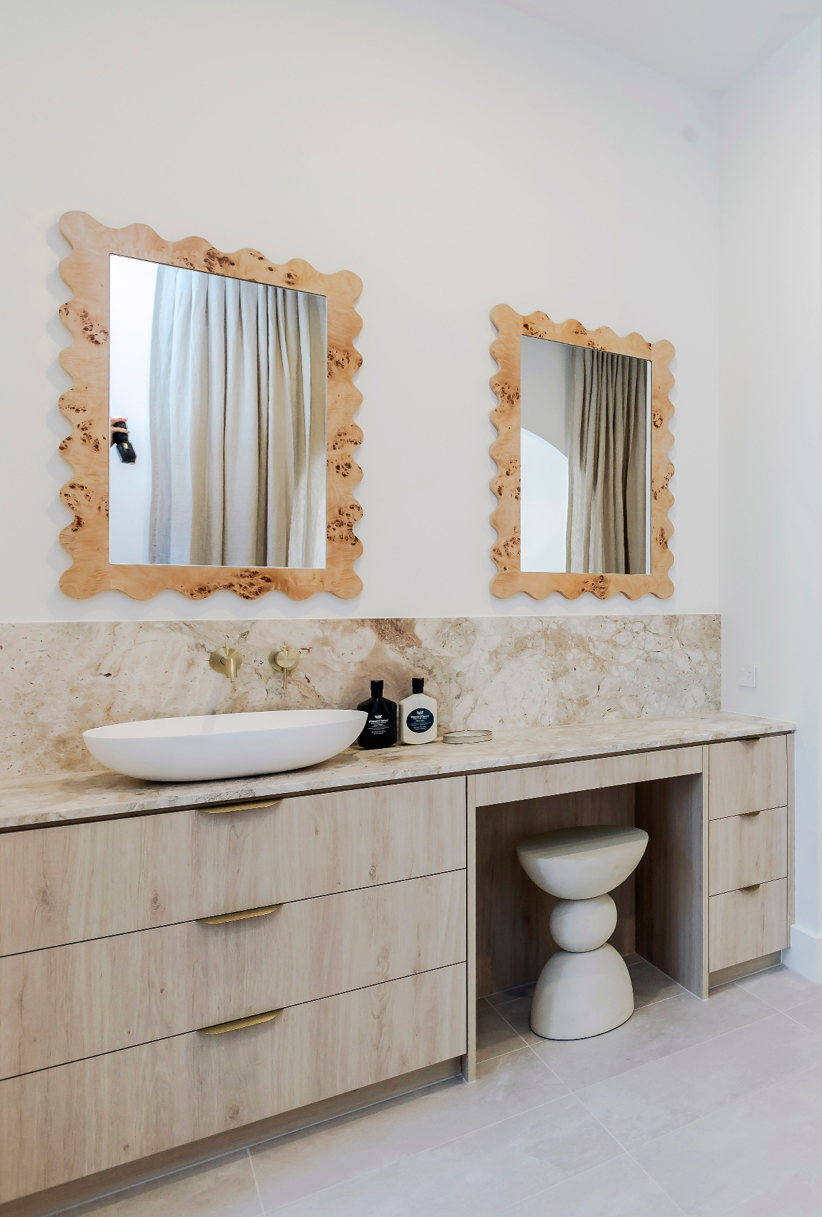 Orly Scalloped Mirror