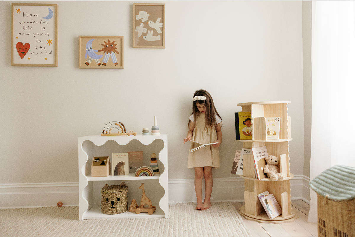 Malo Rotating Bookshelf