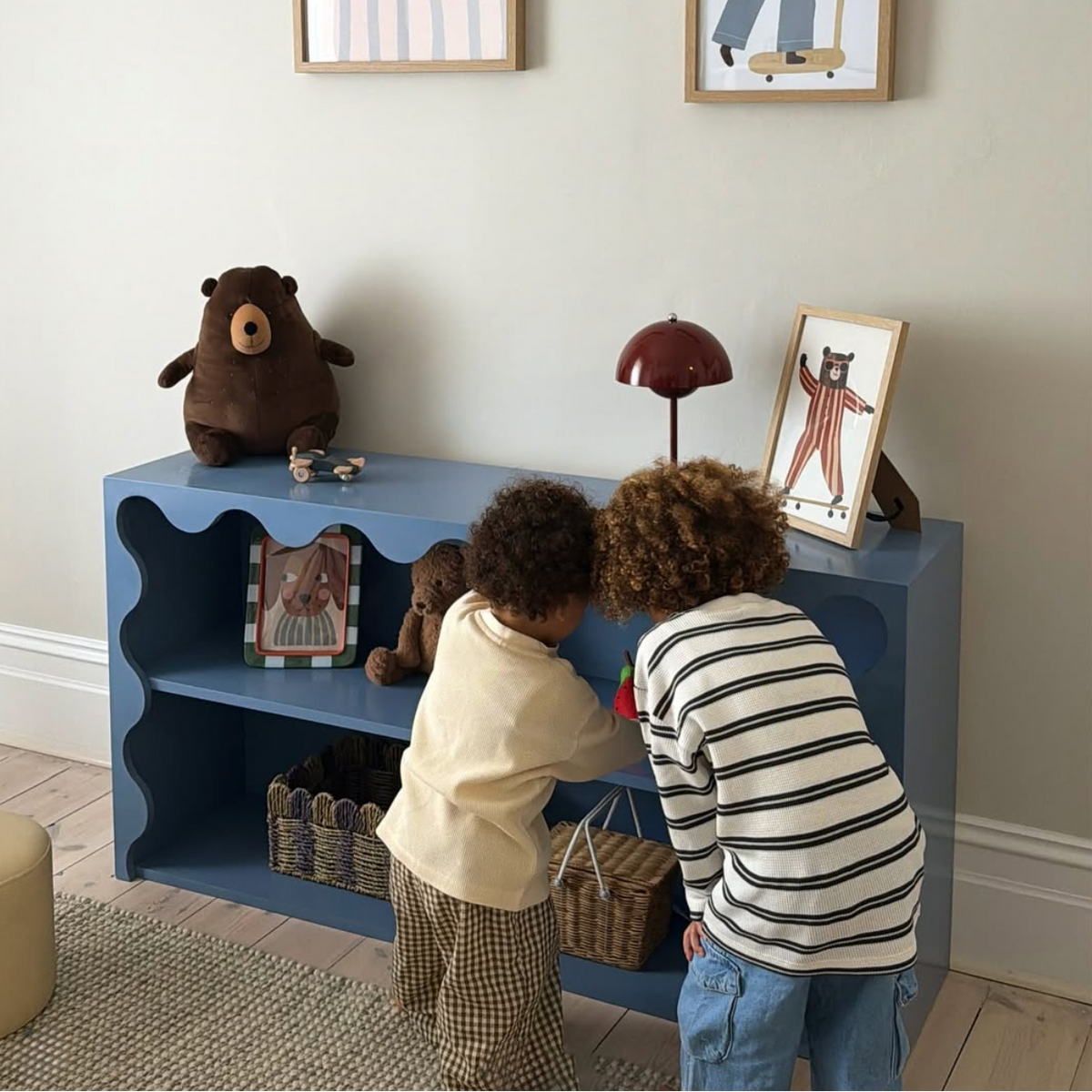 Maddox Montessori Shelf — Powder Blue