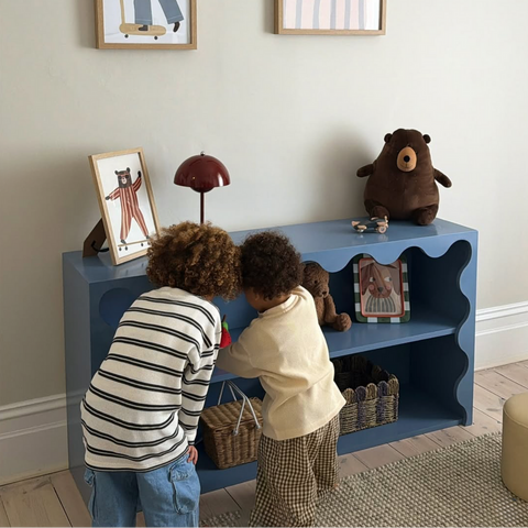 Powder Blue Maddox Montessori Shelf