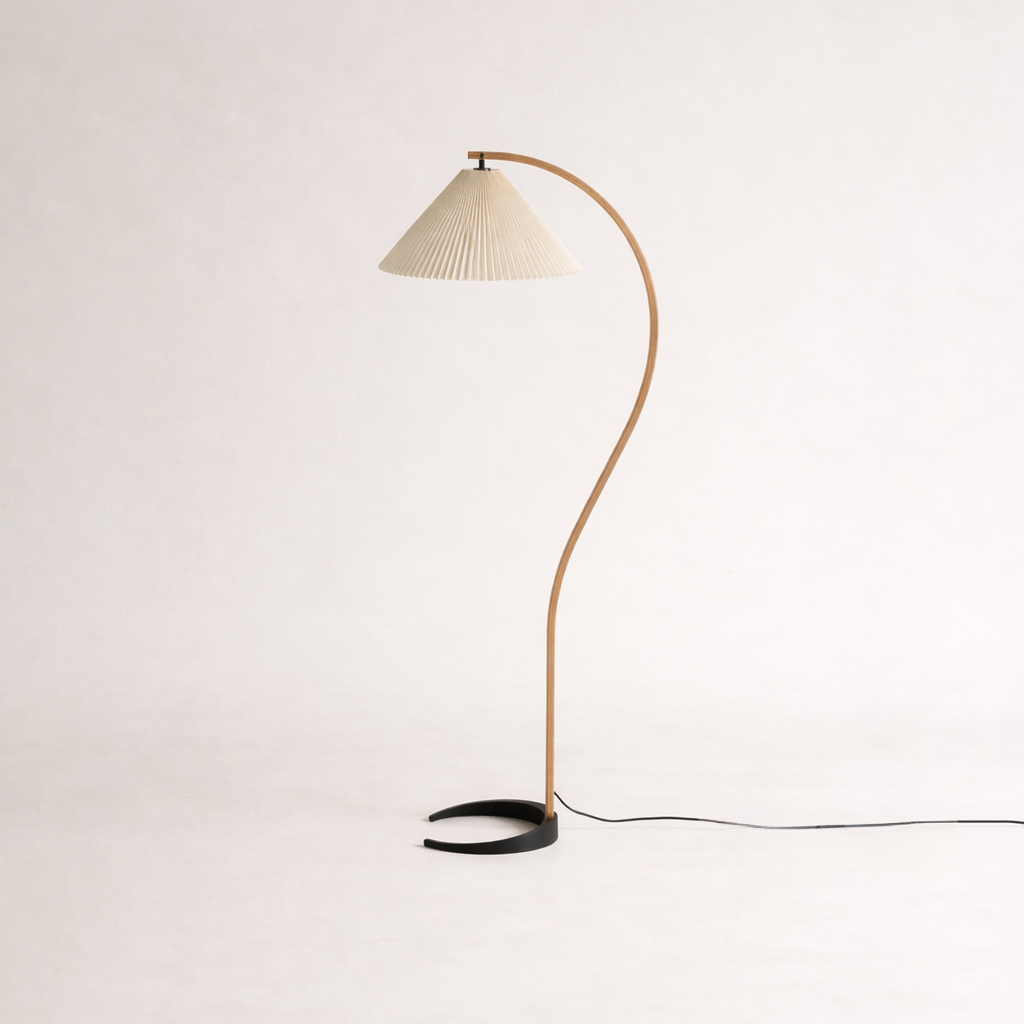 Pleated Floor Lamp