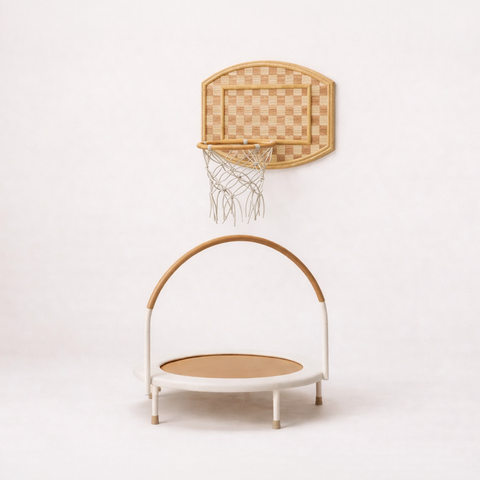 Quinn Basketball Hoop + Poco Trampoline Set (Save $63)