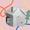 Scalloped Cardboard House