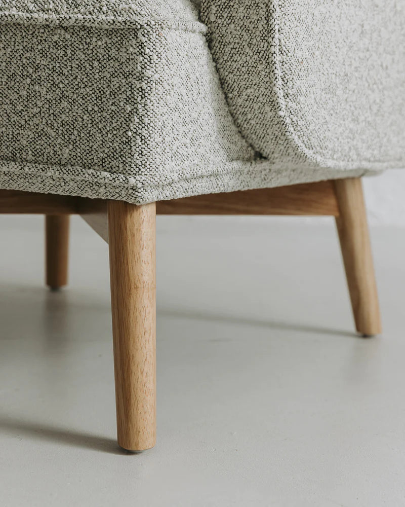 Ash Grey Cloud Rocker & Ottoman