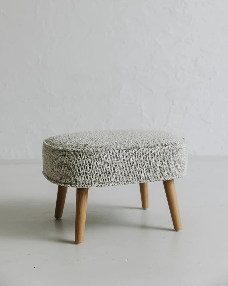 Ash Grey Cloud Rocker & Ottoman