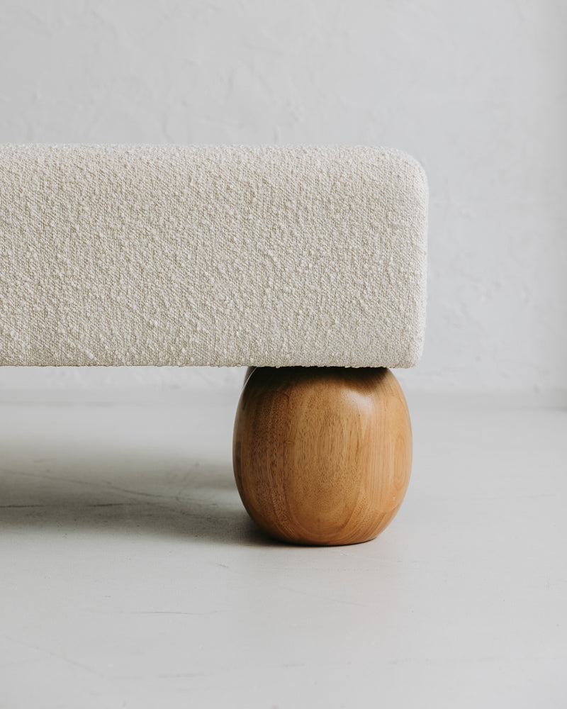Sol Bouclé Bench Seat